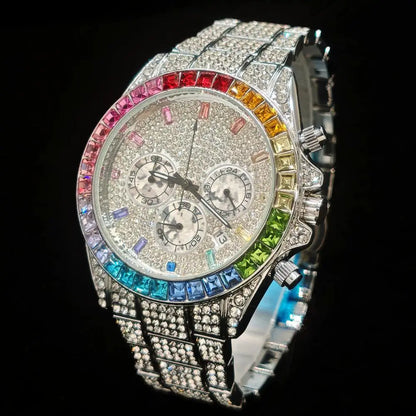 Luxury Ice Diamond Rainbow Watch™